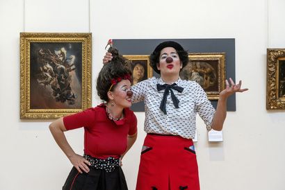 Visite-spectacle "Des clowns et des musées" © Jean-Jacques Banide / Ville & Quimper Bretagne Occidentale